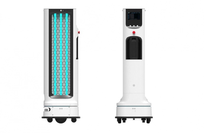 Innowacyjne rozwiązanie LG - robot z dezynfekującą lampą UV